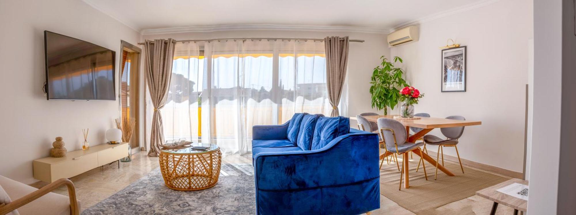 Apartament 3 Pieces Au Coeur Du Cros De Cagnes Zewnętrze zdjęcie
